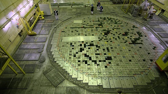 Internal View of Reacter-4 of Chernobyl.