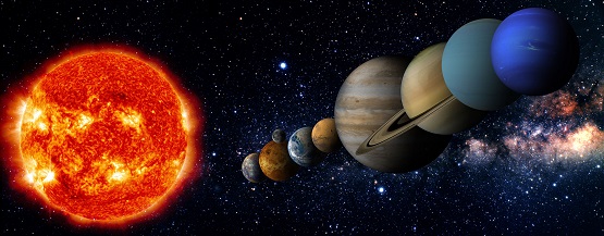 Photo of Solar System.