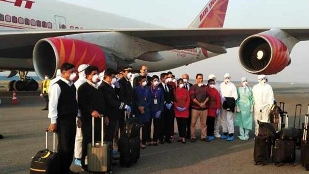 Air india evacuation from wuhan.