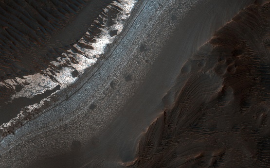 Remains of mars's river.