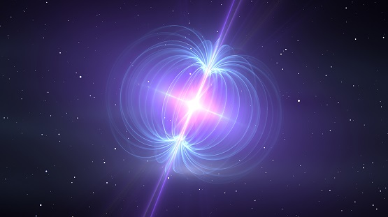 The photo of magnetar. 
