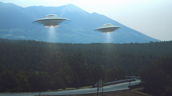 UFO seen in Zone of Silence.