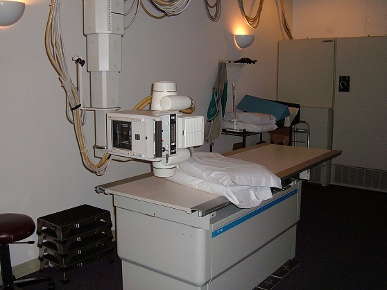 X-ray machine at hospital.
