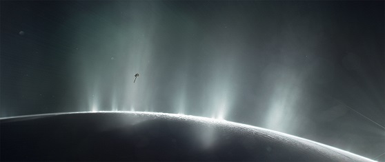 Enceladus Cryovolcano Photo.