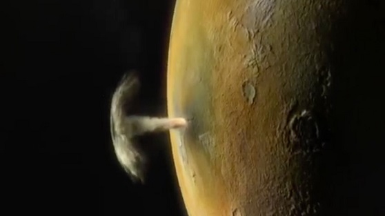 Jupiter's Hot Volcano.