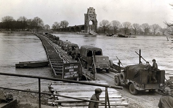 Allied Crossing Rhine River.