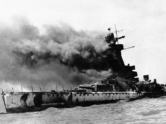 Destroyed battleship of britain.