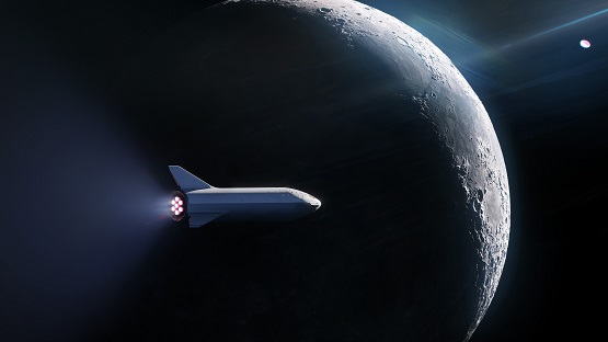 SpaceX's moon tourism mission.