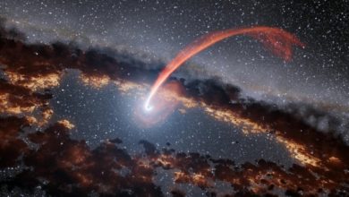 काफी तेजी से आगे बढ़ता हुआ ब्लैक होल - Speeding Black Hole In Space.