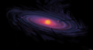 Artist's conception of a protoplanetary disk | Credits : NASA