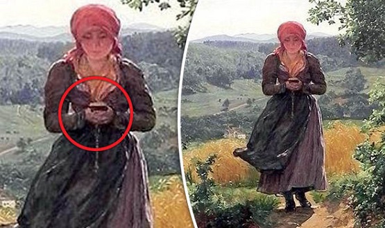 iPhone in 1860 Painting.
