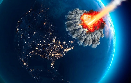 अंतरिक्ष में मौजूद सुरक्षा घेरा - Rocket Powered Asteroid Bombs.
