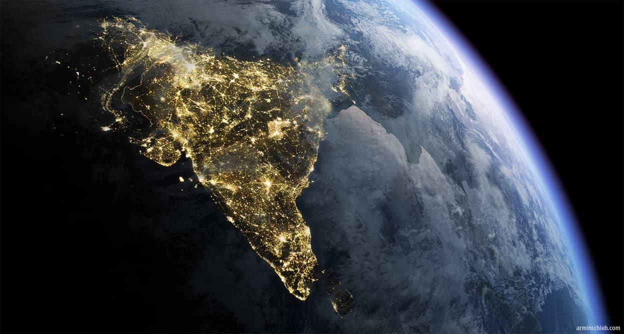 अंतरिक्ष से भारत! - How Does India Look Like From Space