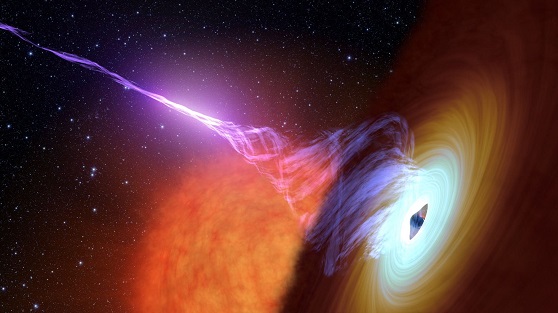 ब्लैक होल जन्म दे रहा हैं नए सितारों को - Black Hole Giving Stars.