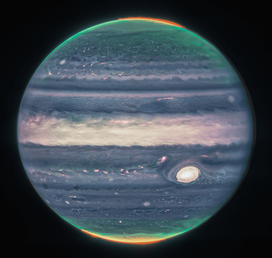 बृहस्पति की भव्य तस्वीरें!- Glowing Photo of Jupiter.