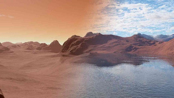 Water in Mars.