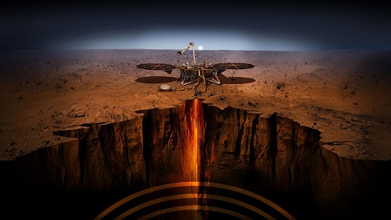 Nasa's rover detecting seismic activity on Mars.