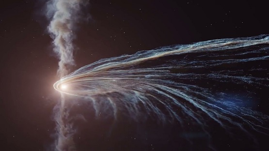 वैज्ञानिकों ने ढूंढा पृथ्वी के पास ब्लैक होल! - Star Shredding Black Hole! 