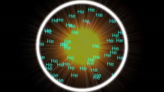 Helium Inside Star.