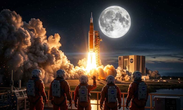 50 साल बाद इंसान जा रहा हैं चाँद के पास! - Artemis-2 Mission Launch